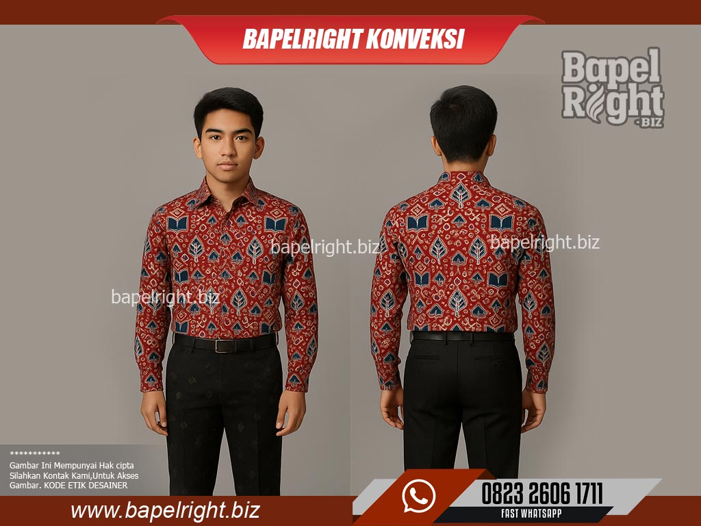 Baju Batik Sekolah Rakyat