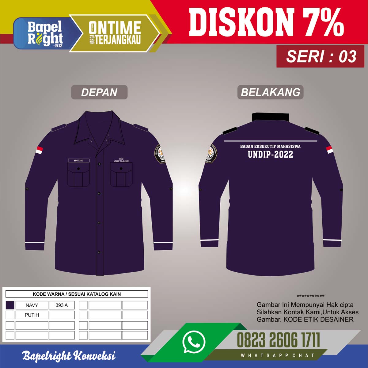 Desain Baju Pdh Korsa Bem