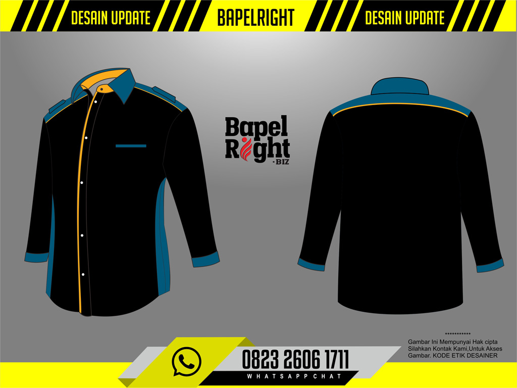 Desain Seragam Baju Organisasi Lengan Panjang