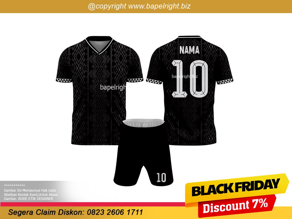 Baju Kiper Futsal Warna Hitam