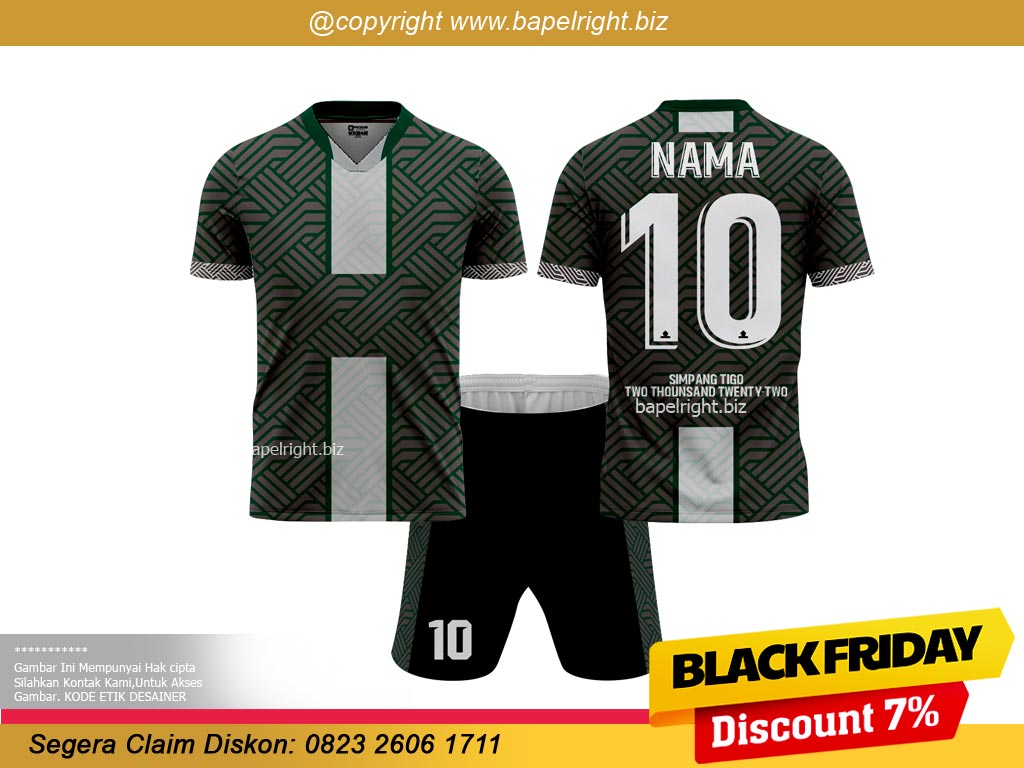 Jersey Bola Warna Hitam