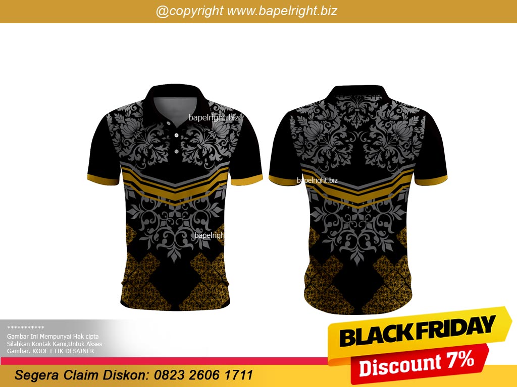 Jersey Futsal Hitam Kuning