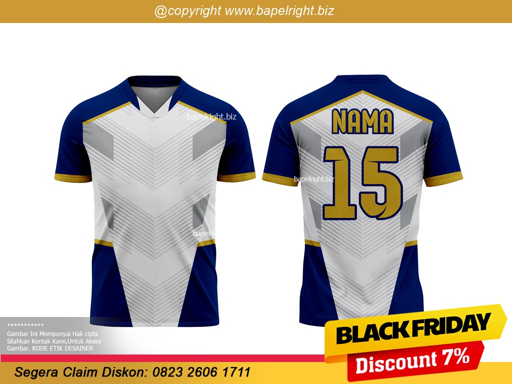 Jersey Futsal Warna Biru Muda