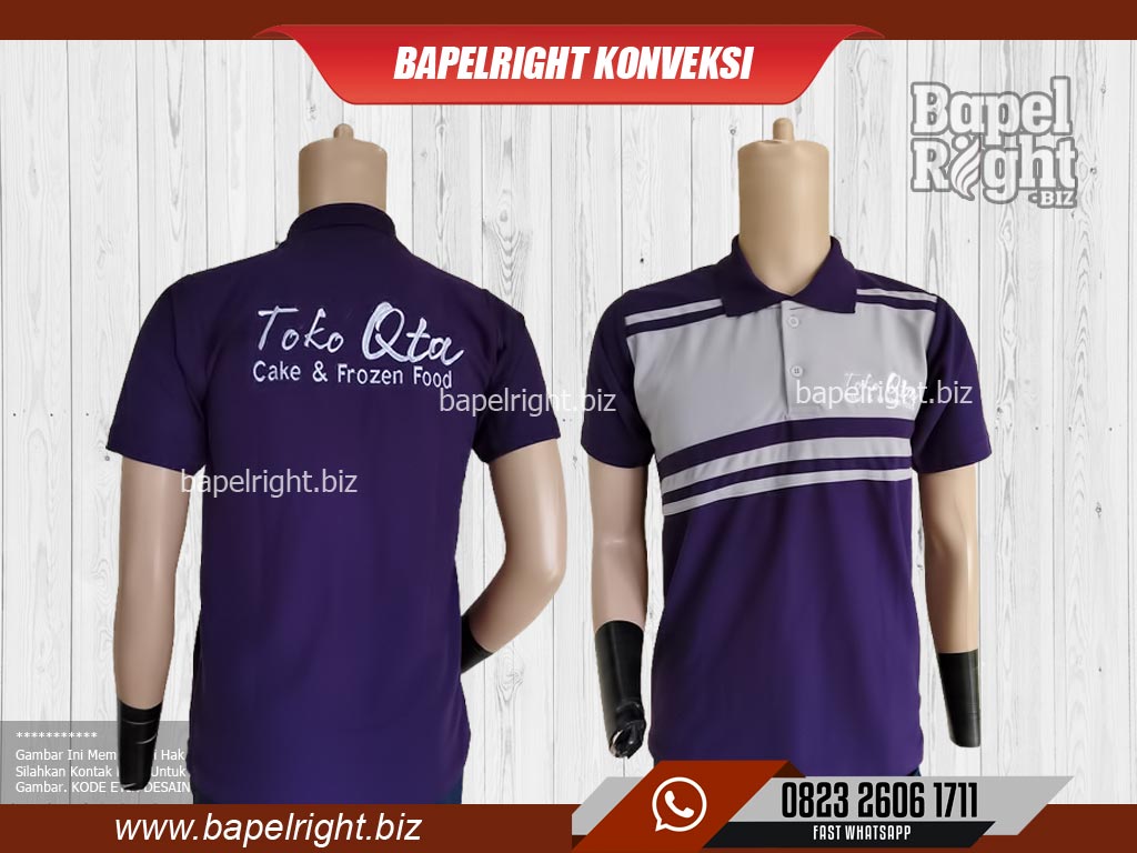 Kaos Kombinasi 2 Warna Lengan Pendek